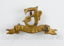 Britse WO2 Britse cap badge  Seaforth and Cameron Highlanders - 4,5 x 2.5  cm - origineel