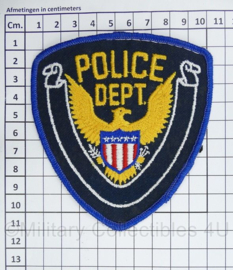 Amerikaanse Politie embleem American Police Dept. patch - 11 x 10 cm - origineel