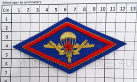 Russisch leger parachutisten embleem embroidered metaaldraad - 12 x 6 cm - origineel