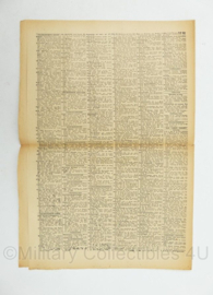 WO2 Duitse krant Frankische Tageszeitung nr. 23 28 januari 1944 - 47 x 32 cm - origineel