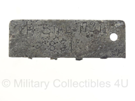 WO2 Duits Krijgsgevangenen dogtags Front Stalag 172 A - origineel