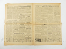 WO2 Duitse krant Frankische Tageszeitung nr. 192 17 augustus 1944 - 47 x 32 cm - origineel