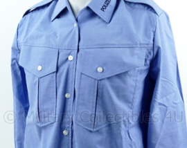 Duitse Polizei Berlin Brandenburg dames overhemd blauw -  lange mouw - maat D34 - NIEUW - origineel