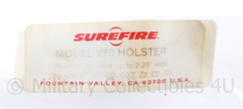 Surefire model V70 speed holster voor de zaklamp - Model V70/V71/V72 - nieuw in de verpakking - origineel