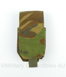 Eagle Industries USA Smoke Grenade pouch woodland camo - ook als M4 mag pouch te gebruiken - 7,5 x 6 x 15 cm - gebruikt - origineel