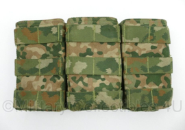 NFP Multitone opbouwtas Triple mag pouch M4 C7 C8 Diemaco magazijntas - 25 x 3,5 x 13 cm - nieuwstaat