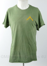 KMARNS Korps Mariniers of USMC US Marine Corps Private 1st Class of Marines shirt groen - maat Medium - gedragen - origineel