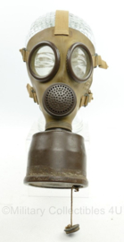 Italiaans WO2 T33 gasmasker en Filter T35 en draagtas - origineel