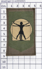 Defensie mouw embleem personeelscommando GVT  - 8 x 5 cm - origineel