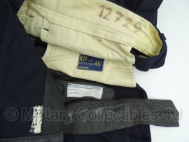 Korps Mariniers DT jas met broek en MET pet - maat 45 - origineel