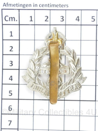 Wo2 Britse cap badge East Lancashire Regiment - Kings Crown  - 5 x 4,5 cm - origineel