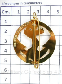 Franse leger baret insigne Marine Nationale - diameter 4,5 cm - origineel