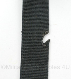 Defensie wapen draagriem zwart - 135 x 3 cm - gebruikt - origineel