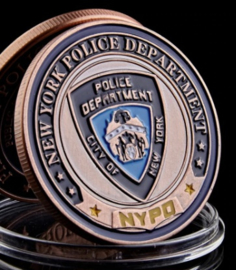 Coin NYPD New York Police Department Saint Michael  - Patron Saint of Law Enforcement