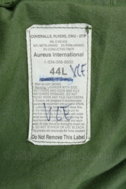 USAF US Air Force Coveralls Flyers CWU 27/P piloten overall - maat 44 long = NL 54 lang - gedragen - origineel