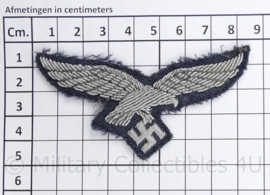 WO2 Duitse Luftwaffe 2e model officiers adelaar - 8,5 x 5 cm - origineel
