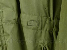 US Army combat vehicle crewmen's coverall - met captain rank - groen - maat Medium-Long - gedragen, zeer goede staat - origineel