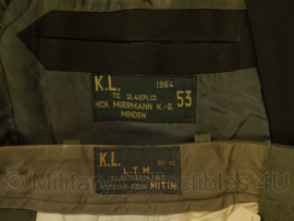 KL Nederlandse leger DT jas en broek van voor 2000 - maat 53 - origineel
