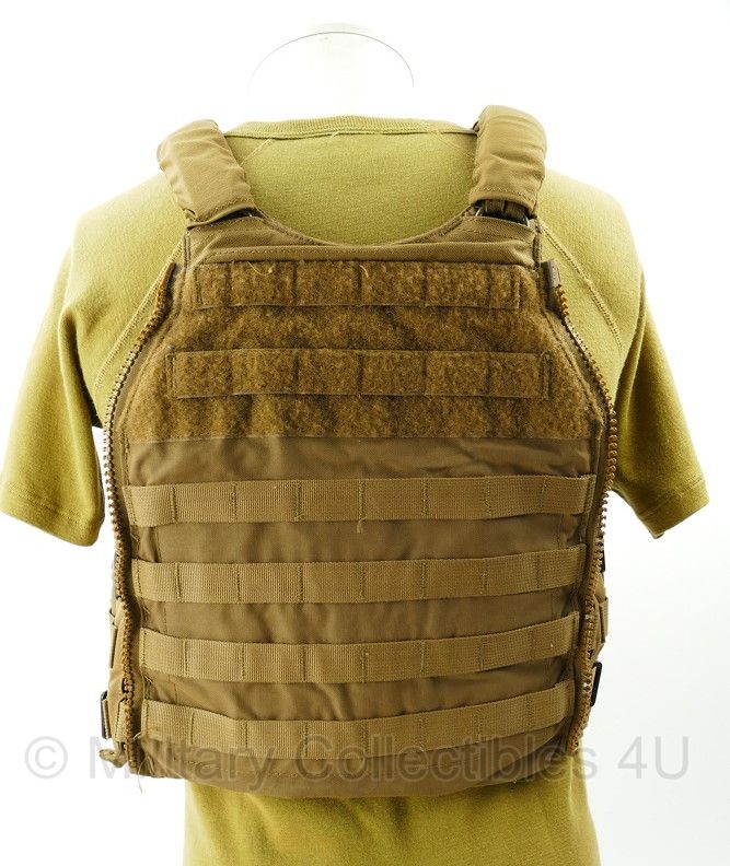 Velocity Systems SC10 Tactical Vest Coyote - SCARAB LE Front - SCARAB LT Back - CBN3 - Front Flap - maat Large - licht gebruikt - origineel