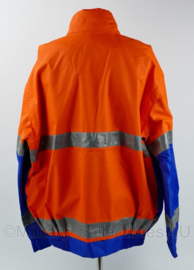 4U2C veiligheidskleding werkjack blauw oranje reflecterend - maat XLarge - NIEUW - origineel