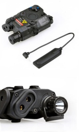 Tactical M600C ScoutLight PEQ15 laser 3-delige kit voor op wapen – ZWART