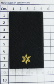 kmar Marechaussee set van 3 enkele officiers epauletten - 8 x 5 cm - origineel