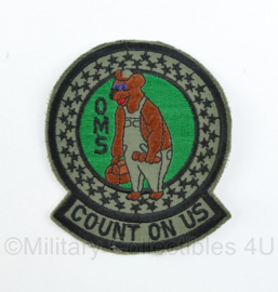 USAF US Air Force OMS Count On Us Patch - origineel
