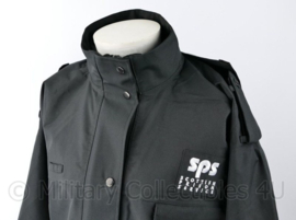 SPS Scottish Prison Service regenjas zwart - NIEUW - maat M, L of XL - origineel