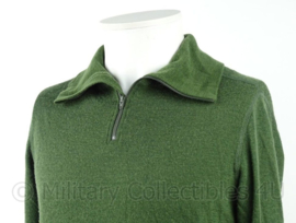 KM Marine Korps Mariniers Merino wol rolkraag hemd Midlayer Olive Green MNSN Thick wool shirt  - Noorse leger productie - maat XXL -  nieuw - origineel