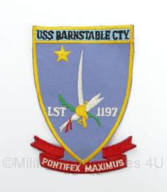 USS Barnstable CTY Pontifex Maximus embleem - 15 x 10,5 cm - origineel