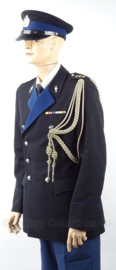 KMAR Marechaussee DT uniform - rang Kapitein - SET jasje, broek en pet - met nestel/koord en medaillebalk - maat 51- origineel