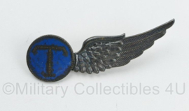 Zeldzaam vroeg model T wing Made in London - 6,5 x 2 cm - origineel