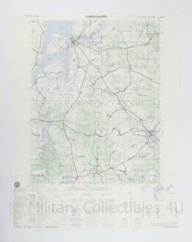 USA Defence mapping agency stafkaart Poland Pelczyce M753 2324II - 1 : 50.000 - 74 x 58 cm - origineel