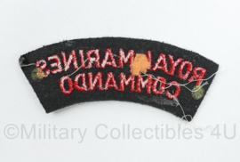 British Army shoulder title ENKEL Royal Marines Commando - 10 x 4 cm - origineel