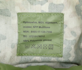 Defensie opbouwtas MGV algemeen Middel NFP Multitone - nieuw - 15 x 7 x 17 cm - origineel