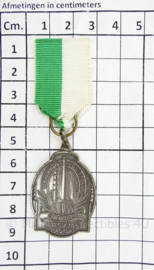 Gemeentepolitie 1945-1970 medaille HPSV De Haaglandse Politie Sportvereniging - 9 x 3 cm - origineel