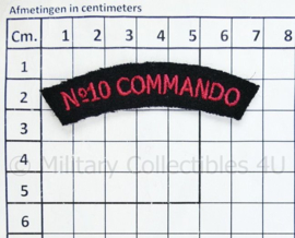 No. 10 Commando straatnamen paar - kleine versie - 7 cm breed