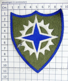 US 16th Corps patch cut edge wo2 - 11 x 9 cm - origineel