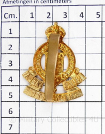 WW2 British cap badge Royal Army Ordance Corps - 5 x 4 cm - origineel