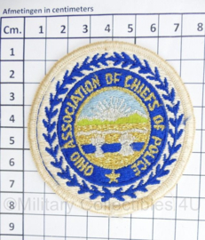 Embleem Ohio Assocciation of Chiefs of Police  - diameter 8 cm -  origineel
