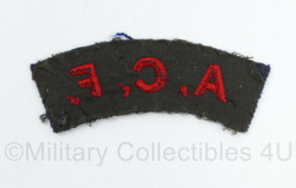 British Army shoulder title ENKEL ACF Army Cadet Force - 8 x 3 cm - origineel