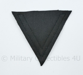 Chevron / driehoek SS Sturmmann zwart