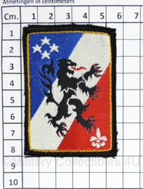 Franse leger embleem 3EME Corps D'armee - 8 x 5,5 cm - origineel