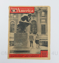 WO2 US Young America The National News Weekly for Youth Magazine tijdschrift - November 9, 1944 - 34,5 x 27 cm - origineel