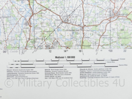 Duitse militaire stafkaart C3910 Rheine - 1 : 100.000 - 74 x 56 cm - origineel