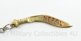 sleutelhanger Nepal - 12 x 3 cm - origineel