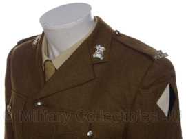 Britse leger uniform jas bruin/groen met insignes Light Dragoons - meerdere maten - origineel