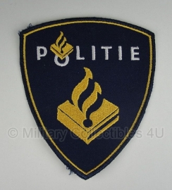 Nederlandse Politie embleem - groot puntig - 10,5 x 9 cm. - origineel!