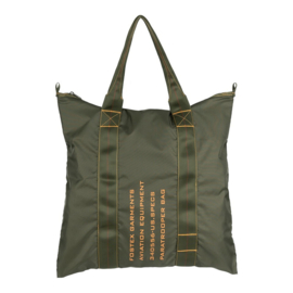 Packable Paratrooper Tote Bag draagtas groen - 48 x 48 cm - nieuw gemaakt