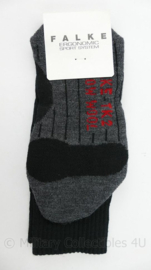 Falke TK2 W1 winter sokken - model 2025 tot heden - zwart-grijs - 70% scheerwol - maat 39-40 - nieuw - origineel